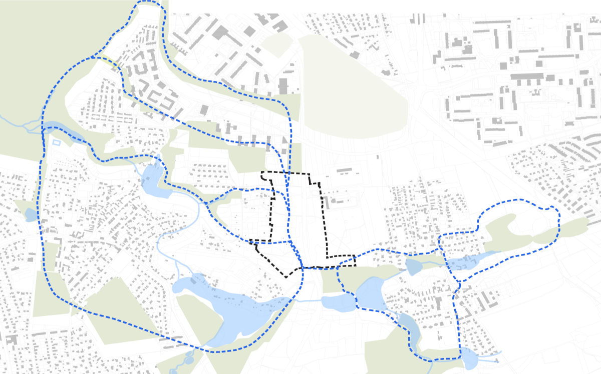 Napojení na pěší okruhy